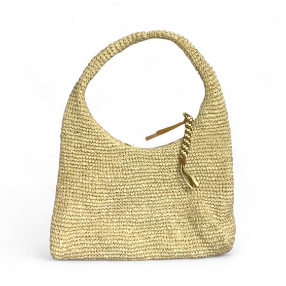 Loeffler Randall Raffia Woven Hobo Bag - New Without Tags - Picture 1 of 5